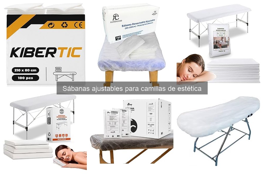 Mejores sábanas ajustables para camillas de estética profesional