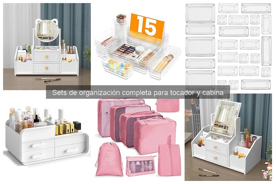 Mejores sets de organización completa para tocador 2023