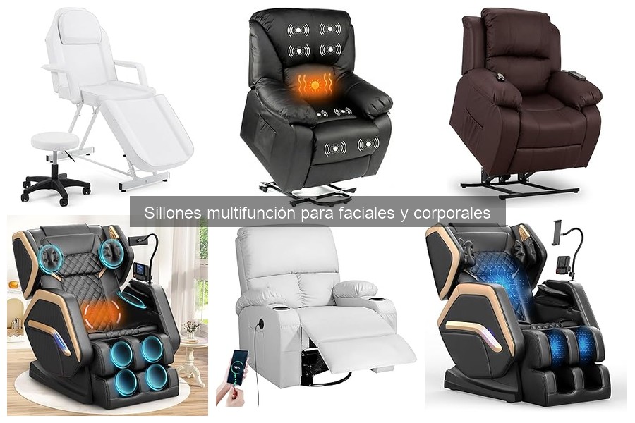 Mejores sillones multifuncionales para estética profesional