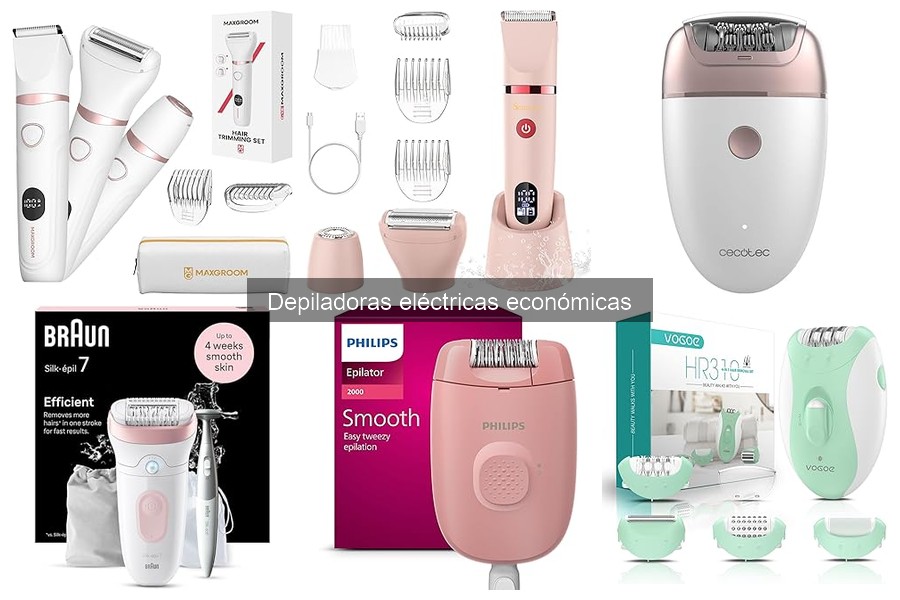 Ofertas y descuentos en depiladoras eléctricas económicas