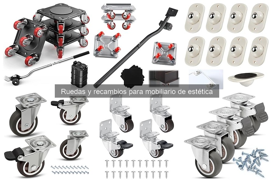 Ofertas y precios de ruedas y recambios para mobiliario estético