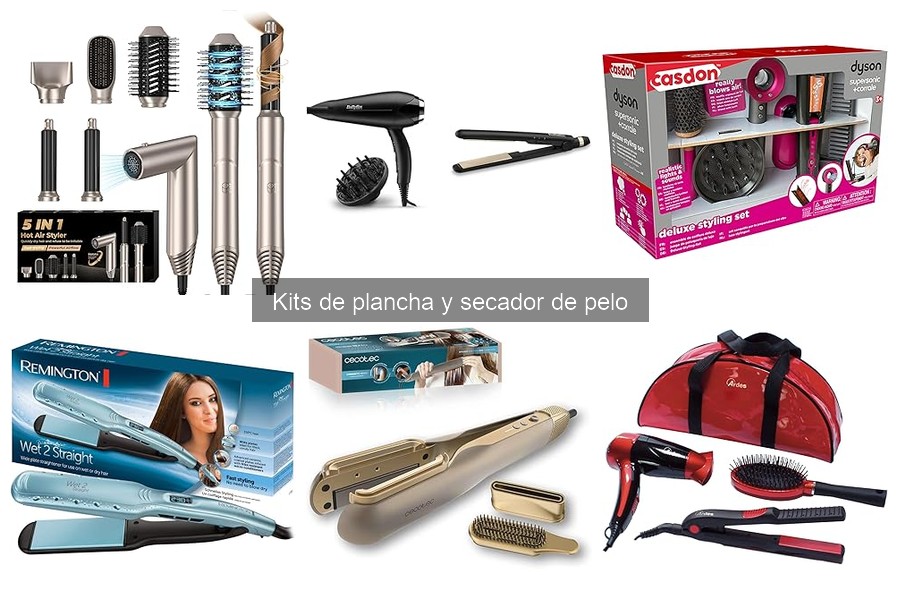 Opiniones de usuarios sobre kits de plancha y secador