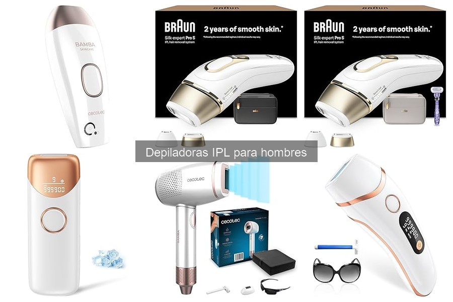 Opiniones sobre depiladoras IPL para hombres: ¿Cuál elegir?
