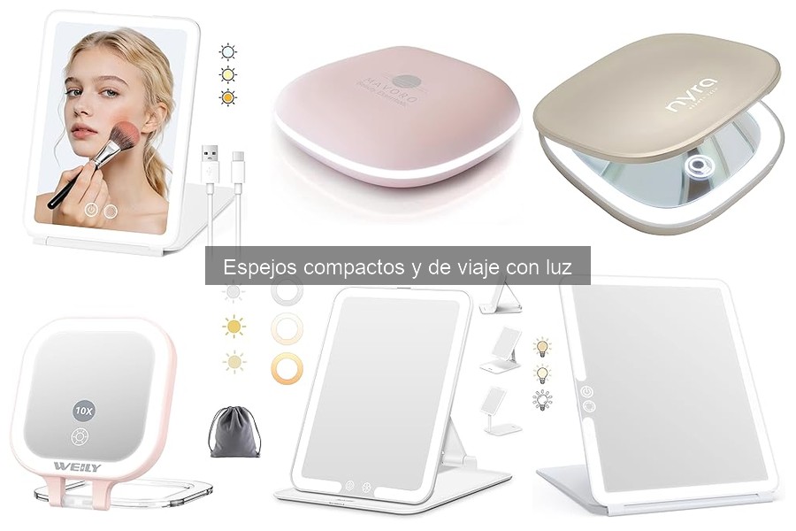 Opiniones sobre Espejos Compactos y de Viaje con Luz