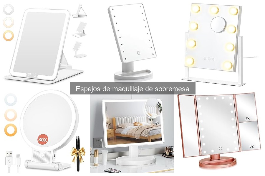 Opiniones sobre espejos de maquillaje de sobremesa