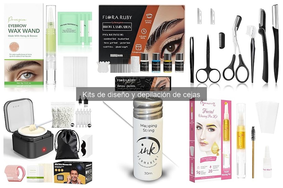 Opiniones sobre Kits de Diseño y Depilación de Cejas Más Populares