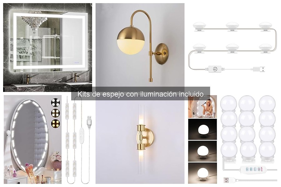 Opiniones sobre kits de espejo con iluminación LED