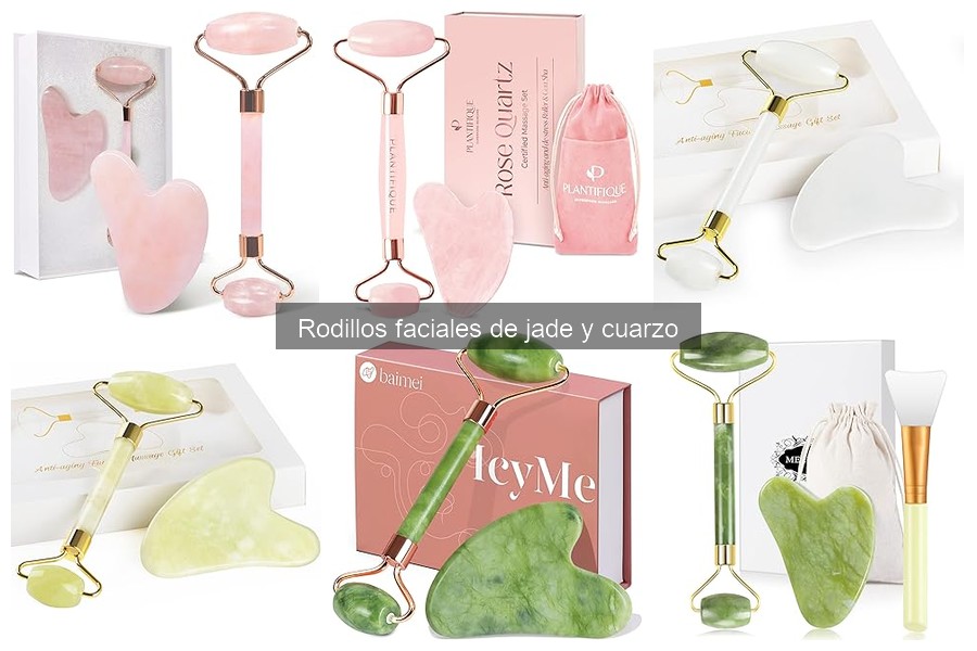 Opiniones sobre Rodillos Faciales de Jade y Cuarzo