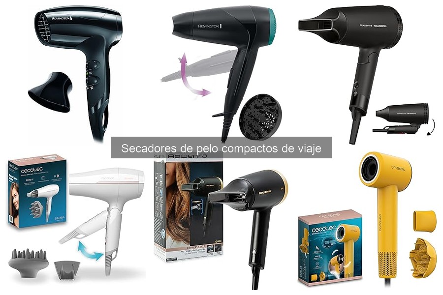 Opiniones sobre Secadores de Pelo Compactos de Viaje