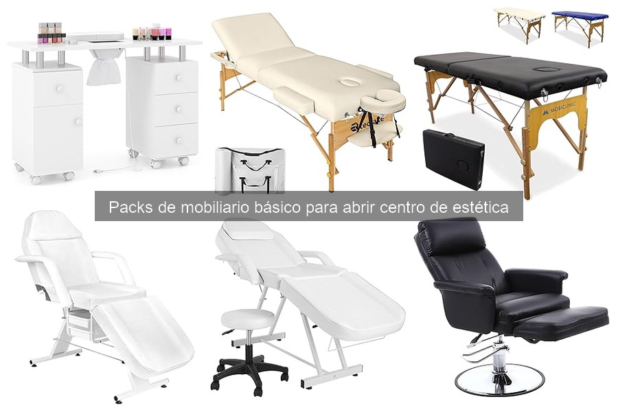 ¿Pack de Mobiliario o Muebles Individuales para Estética?