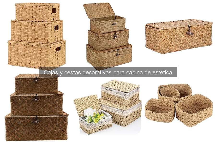 Personaliza tus Cajas y Cestas Decorativas para Estética
