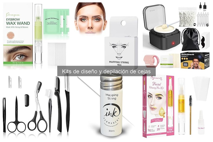 Precio promedio de kits de diseño y depilación de cejas