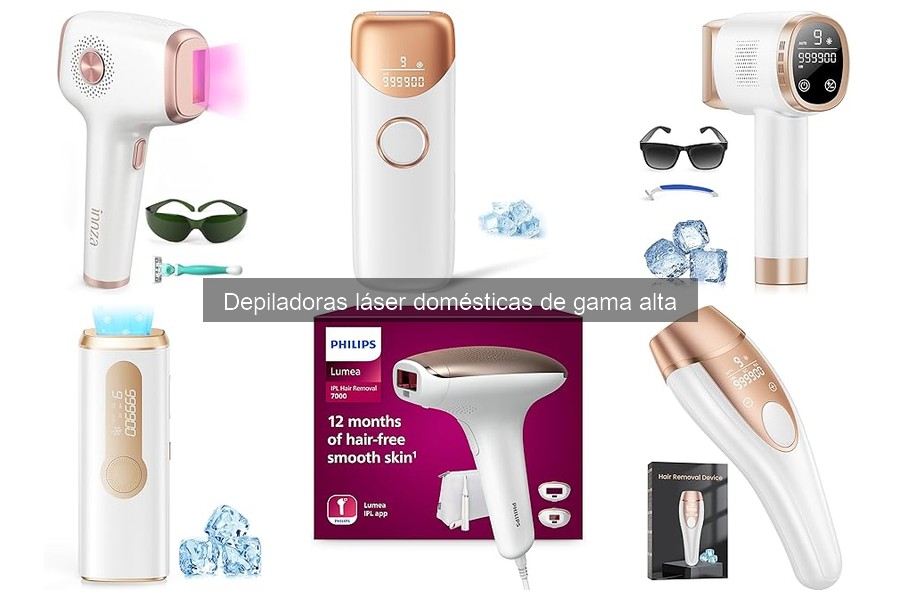 Precio promedio depiladoras láser domésticas de gama alta