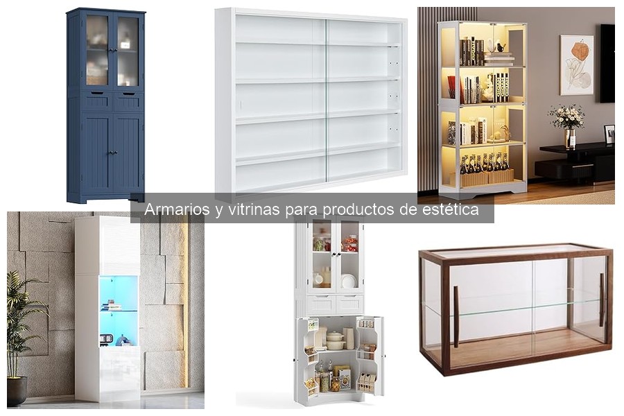 Precios de armarios y vitrinas para estética: dónde comprar