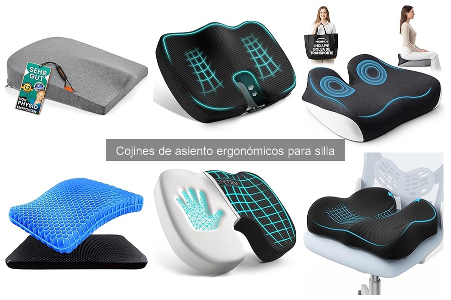 Precios de cojines de asiento ergonómicos y dónde comprar