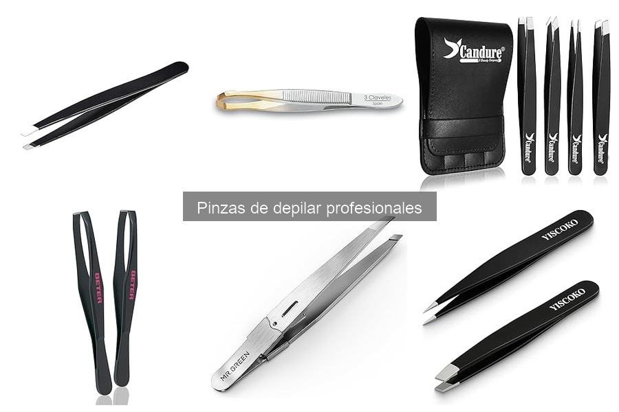 Precios de pinzas de depilar profesionales en el mercado
