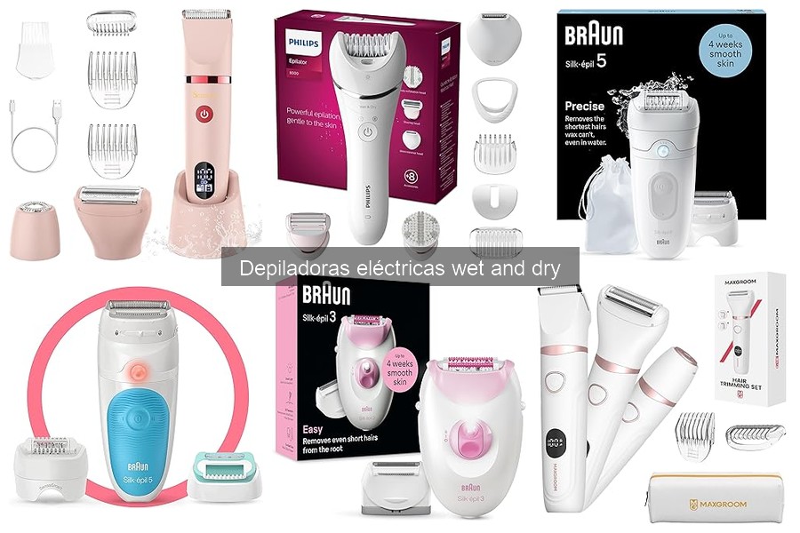 Precios y dónde comprar depiladoras eléctricas wet and dry