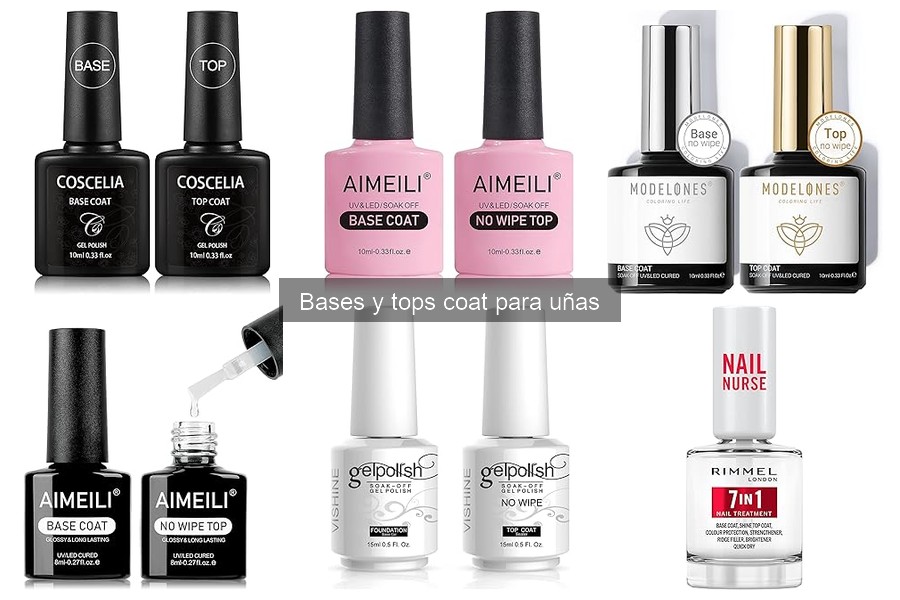 Problemas comunes al usar bases y tops coat para uñas