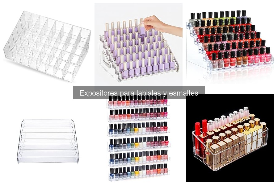 Problemas comunes al usar expositores para esmaltes