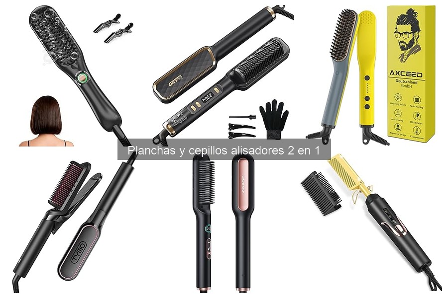 Problemas comunes al usar planchas y cepillos alisadores 2 en 1