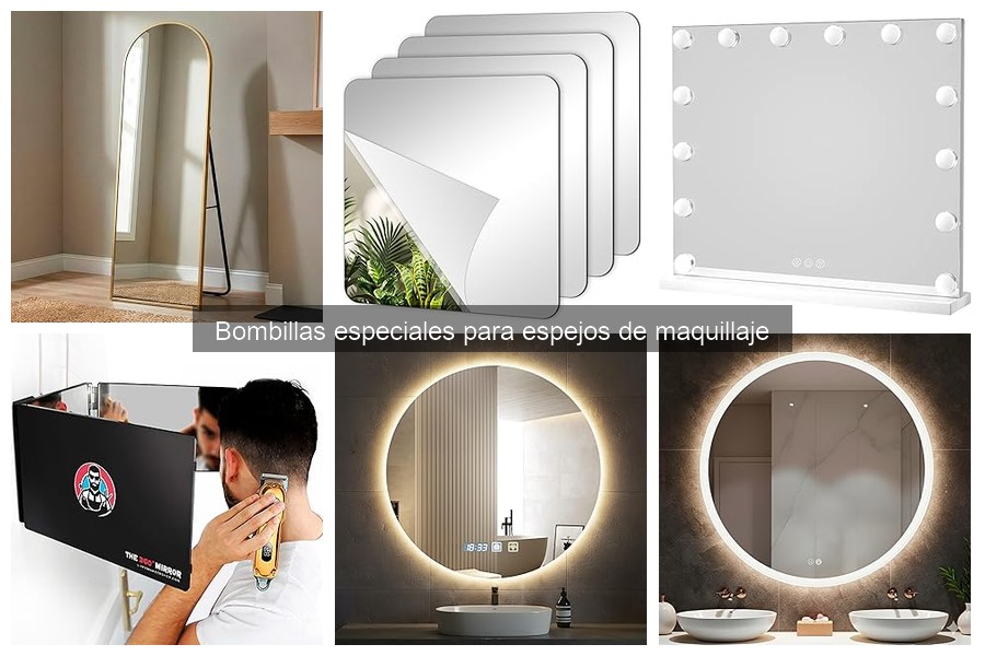 Problemas comunes con bombillas de espejo de maquillaje y soluciones