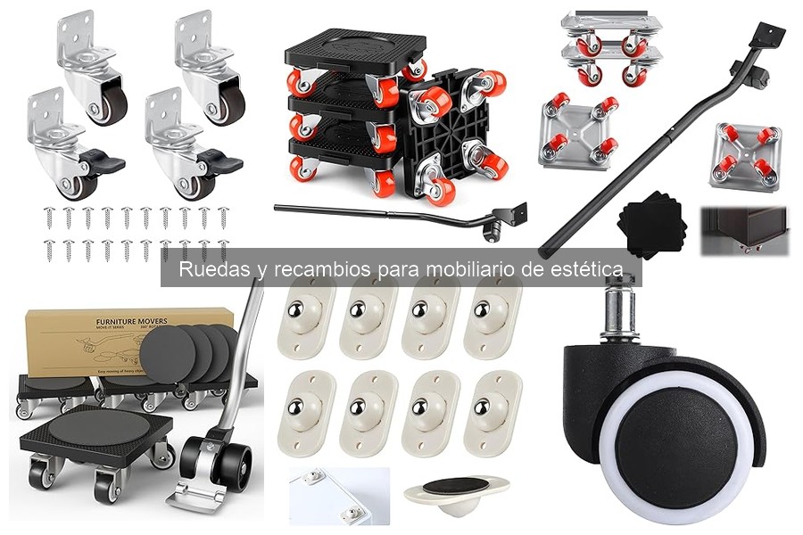 Problemas comunes con las ruedas de mobiliario de estética