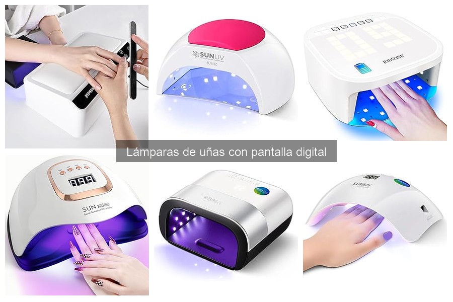 Problemas comunes en lámparas de uñas con pantalla digital
