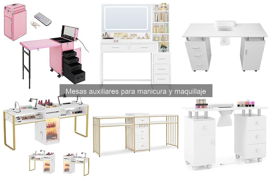 Problemas frecuentes con mesas auxiliares para manicura y maquillaje