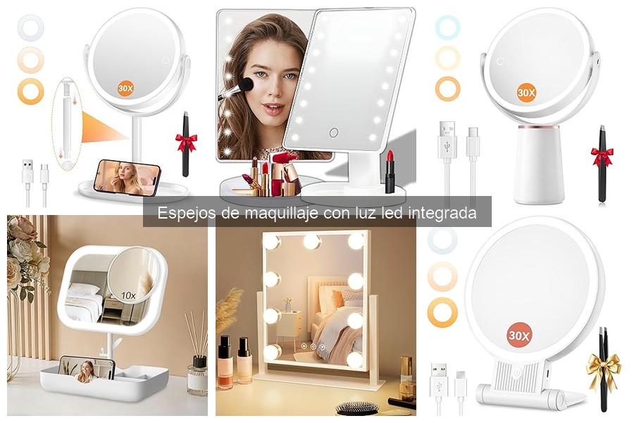 ¿Qué características debe tener un espejo de maquillaje con luz LED?