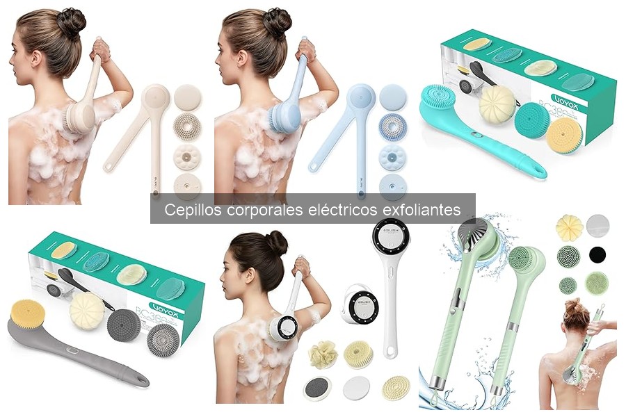 ¿Qué es un cepillo corporal eléctrico exfoliante?