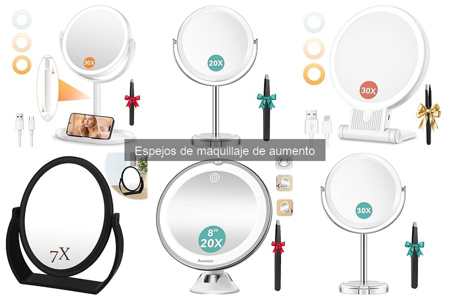 ¿Qué es un espejo de maquillaje de aumento? Características y funciones
