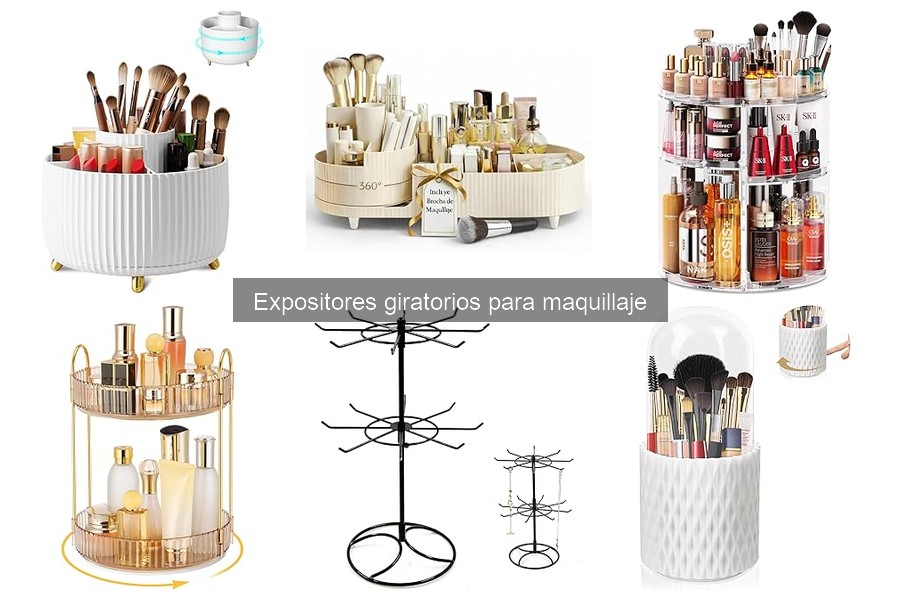 ¿Qué es un expositor giratorio para maquillaje? Descúbrelo aquí