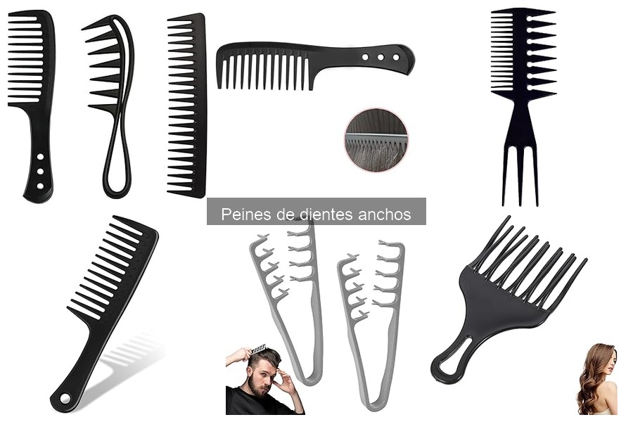¿Qué es un peine de dientes anchos? Características y usos