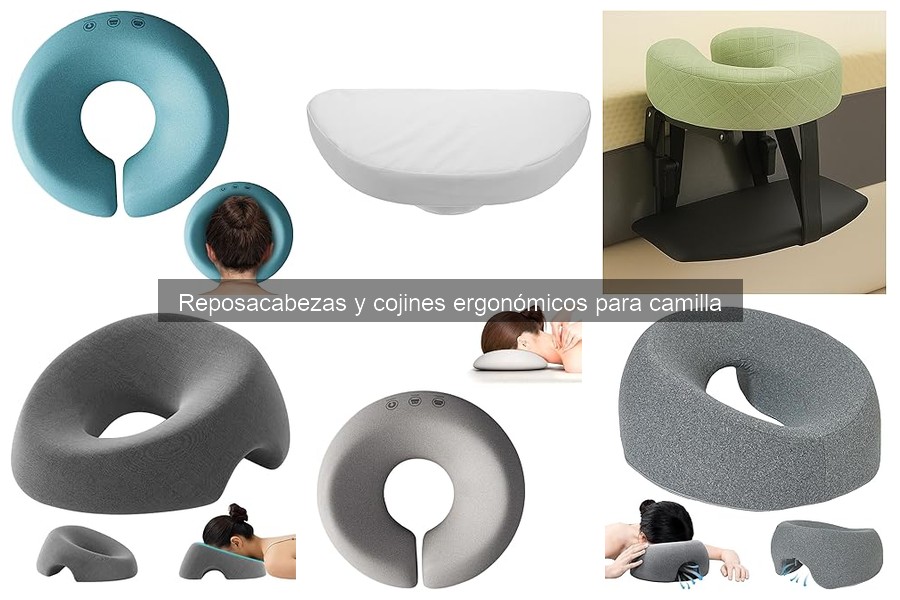 ¿Qué es un reposacabezas ergonómico para camilla?