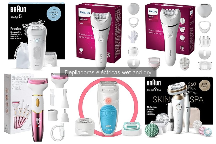 ¿Qué es una depiladora eléctrica wet and dry? Características