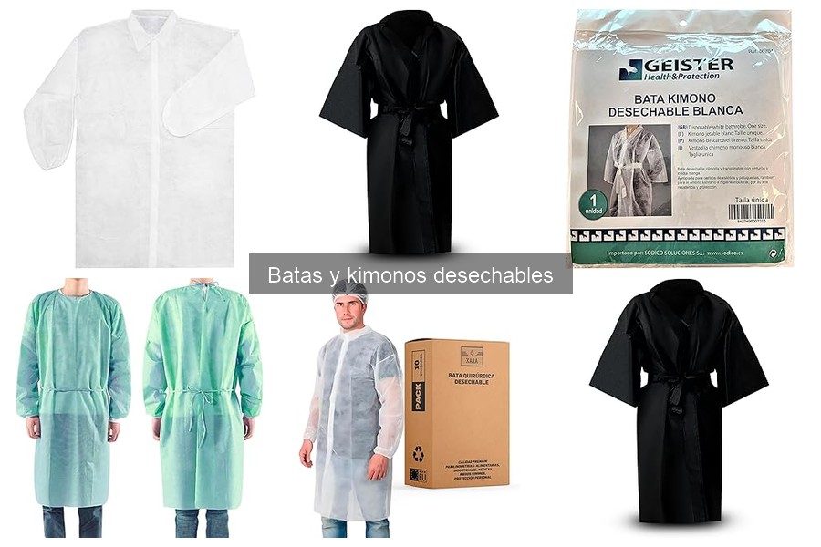 ¿Qué son las batas y kimonos desechables? Características y Usos