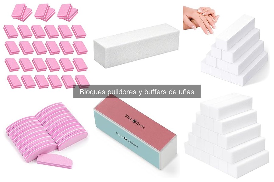 ¿Qué son los bloques pulidores y buffers de uñas?