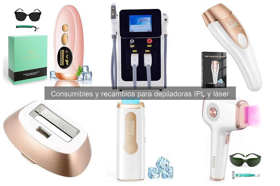 ¿Qué son los consumibles y recambios para depiladoras IPL?
