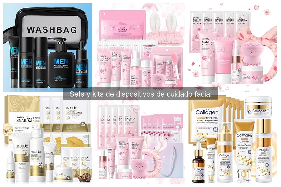 ¿Qué son los sets de dispositivos de cuidado facial?