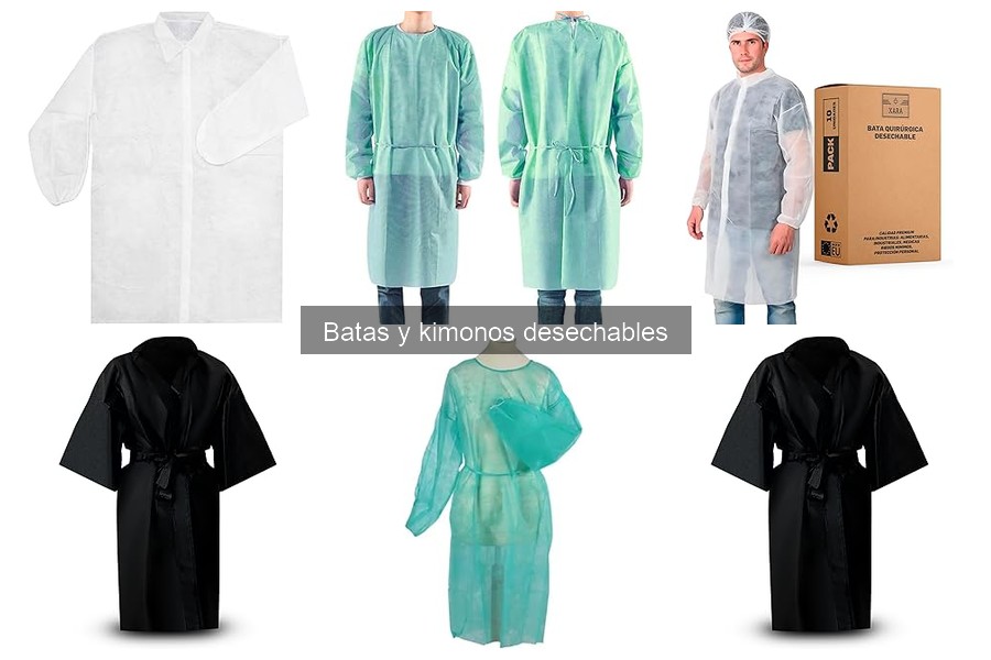 Requisitos de seguridad para batas y kimonos desechables