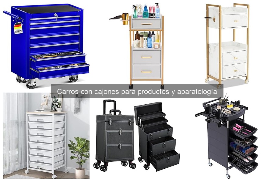 Requisitos Esenciales de los Carros con Cajones para Estética