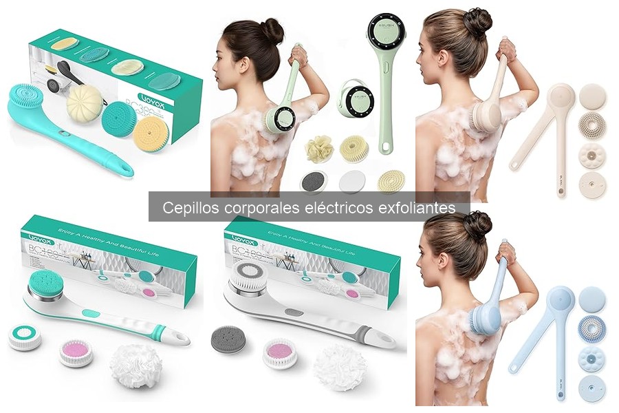 Resultados de usar cepillos corporales eléctricos exfoliantes