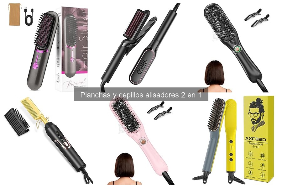 Resultados Reales con Planchas y Cepillos Alisadores 2 en 1