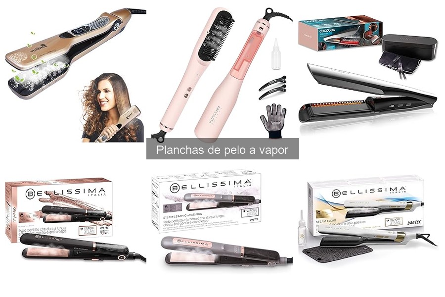 ¿Son efectivas las planchas de pelo a vapor para alisar?