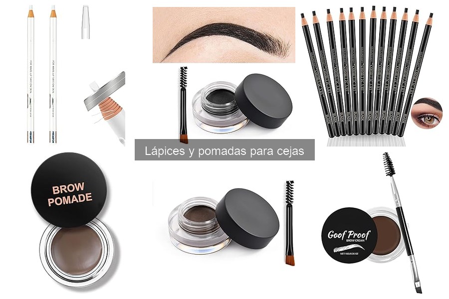 Técnicas de maquillaje para cejas con lápices y pomadas