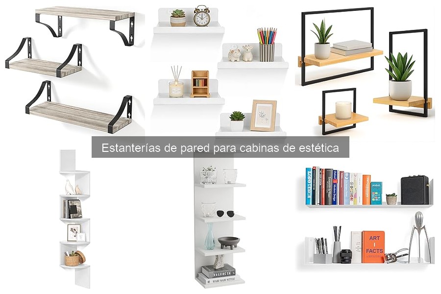 Tendencias 2023 en Estanterías de Pared para Cabinas de Estética