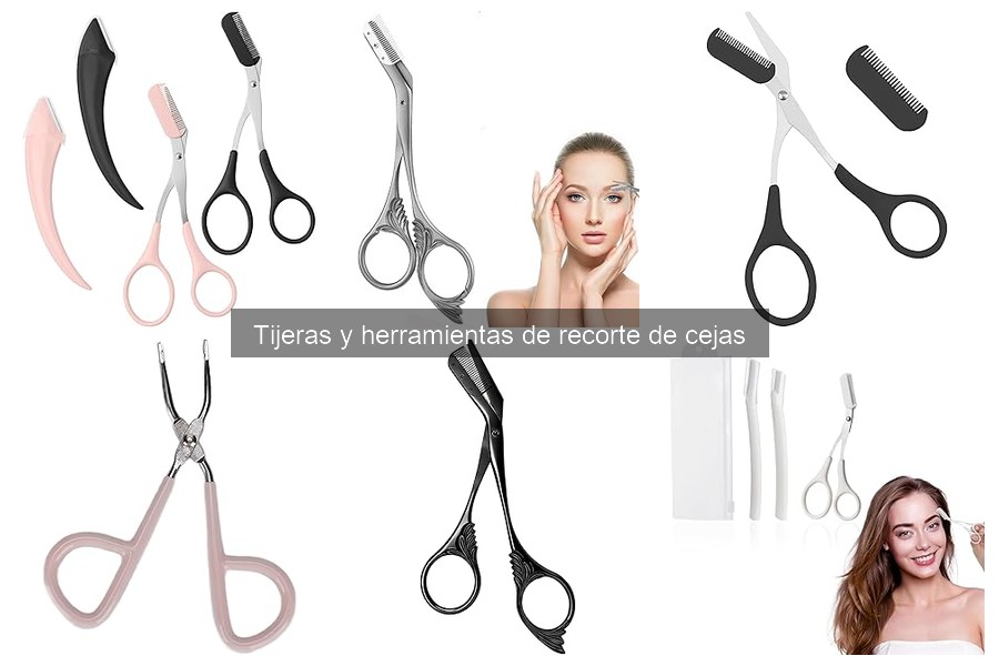 Tijeras de Cejas Especiales: Curvas y Ergonómicas