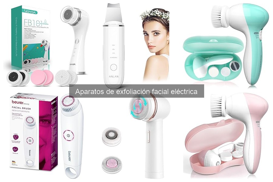 Tipos de aparatos de exfoliación facial eléctrica