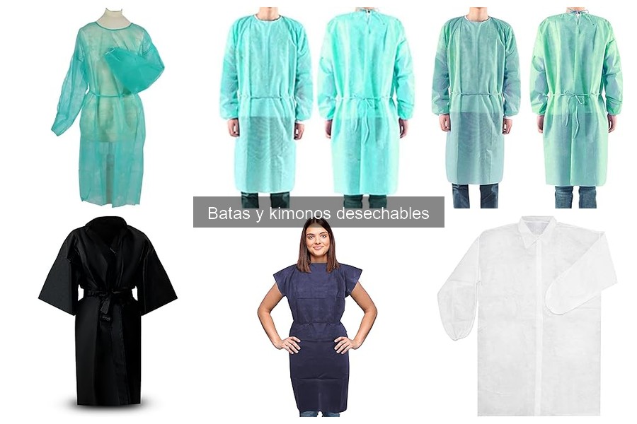 Tipos de batas y kimonos desechables: guía completa