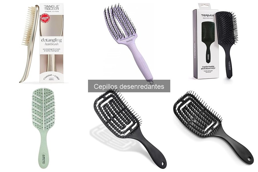 Tipos de cepillos desenredantes: guía completa para elegir
